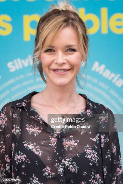 Spanish actress Maria Esteve attends the 'Hacerse Mayor Y Otros Problemas' photocall on April 24, 2018 in Madrid, Spain.