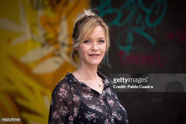 Spanish actress Maria Esteve attends the 'Hacerse Mayor Y Otros Problemas' photocall on April 24, 2018 in Madrid, Spain.