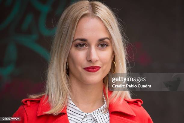 Spanish actress Silvia Alonso attends the 'Hacerse Mayor Y Otros Problemas' photocall on April 24, 2018 in Madrid, Spain.