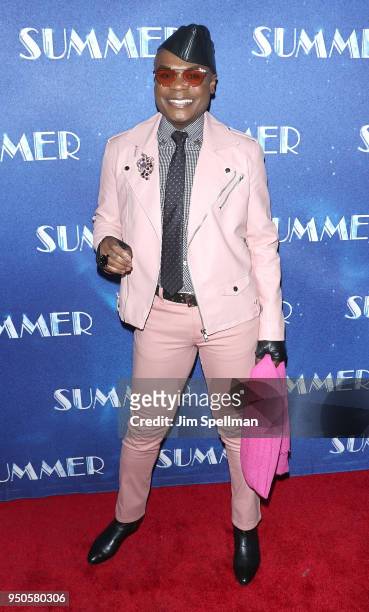 Actor Nathan Lee Graham attends the "Summer: The Donna Summer Musical" Broadway opening night at Lunt-Fontanne Theatre on April 23, 2018 in New York...