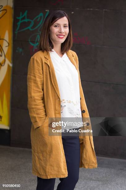 Spanish actress Barbara Goenaga attends the 'Hacerse Mayor Y Otros Problemas' photocall on April 24, 2018 in Madrid, Spain.