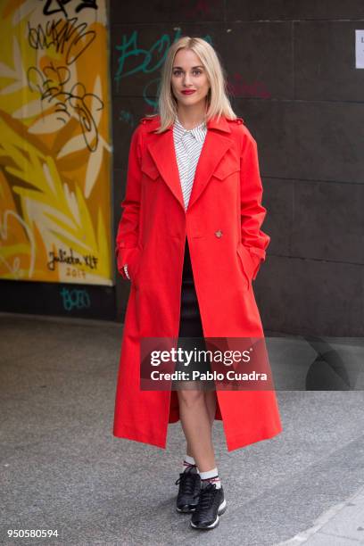 Spanish actress Silvia Alonso attends the 'Hacerse Mayor Y Otros Problemas' photocall on April 24, 2018 in Madrid, Spain.