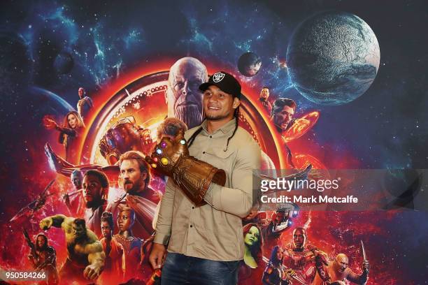 Martin Taupau attends the Avengers: Infinity War Special Event Screening on April 24, 2018 in Sydney, Australia.