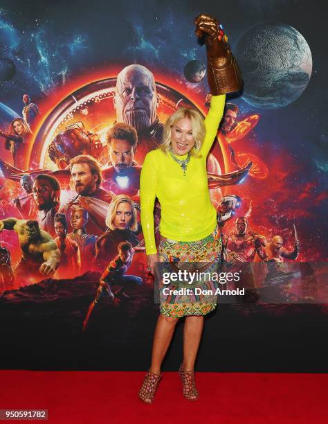 Kerri-Anne Kennerley attends the Avengers: Infinity War Special Event Screening on April 24, 2018 in Sydney, Australia.