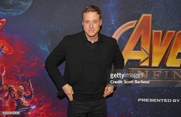 Alan Tudyk attends the Avengers: Infinity War Special Event Screening on April 24, 2018 in Melbourne, Australia.