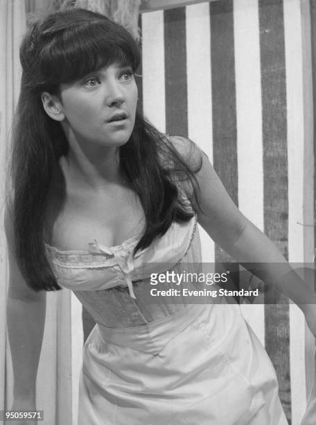 English actress Julia Foster as Ann the chambermaid in the musical 'Half a Sixpence', directed by George Sidney, 9th December 1967.