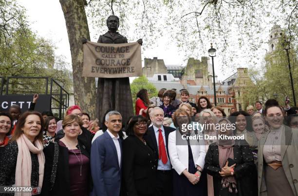 Shadow Foreign Secretary Emily Thornberry, Mayor of London Sadiq Khan, Labour Party Shadow Home Secretary Diane Abbott, Labour Leader Jeremy Corbyn...