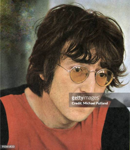 English singer-songwriter John Lennon , July 1971.