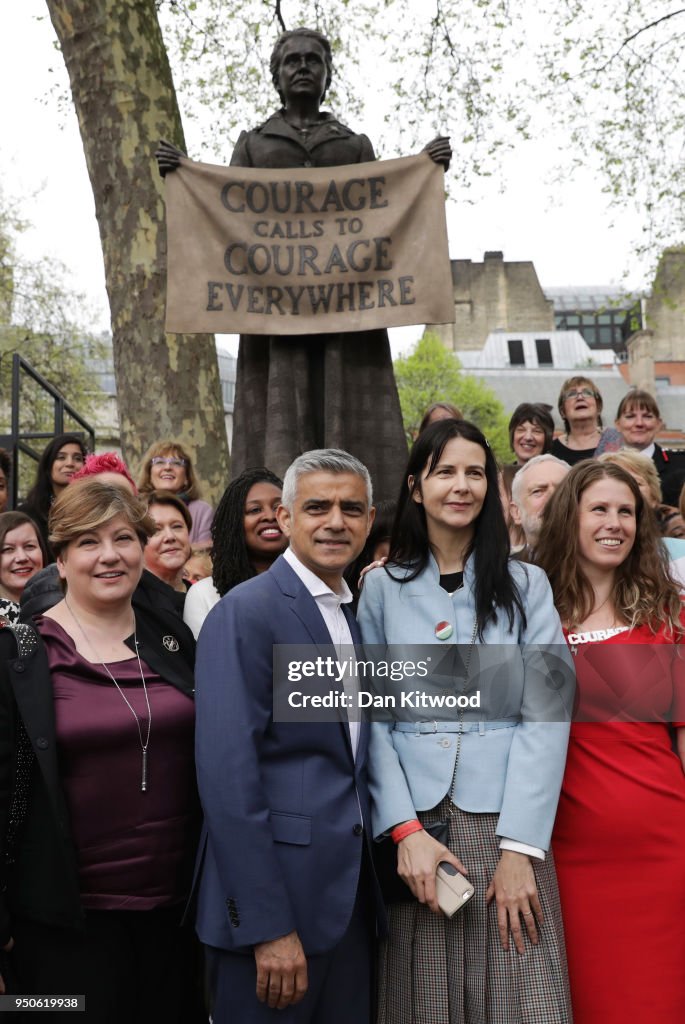 First Female Suffragist Millicent Fawcett Statue Unveiled In Parliament Square