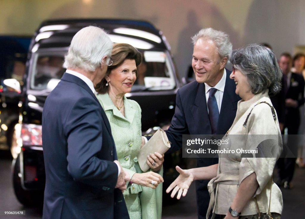 King Carl Gustav And Queen Silvia of Sweden Visit Japan - Day 3