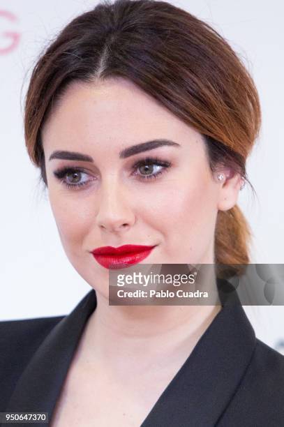 Spanish actress Blanca Suarez presents the first Beauty Film by Guerlain on April 24, 2018 in Madrid, Spain.