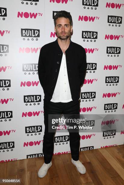 Freddie Cowan of The Vaccines poses for a photo before a BUILD panel discussion on April 24, 2018 in London, England.