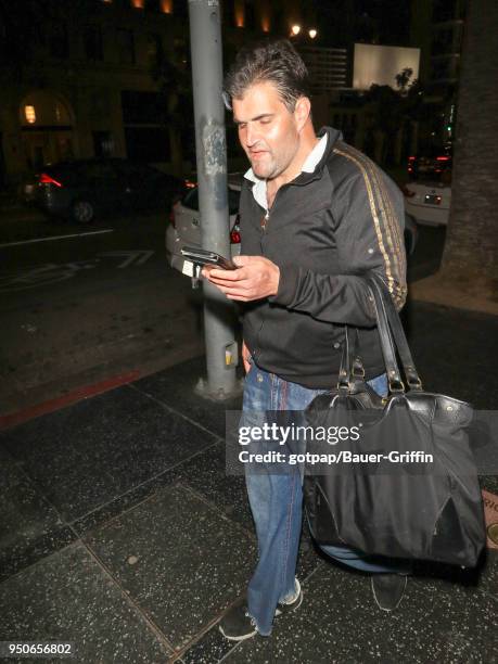 Jason Davis is seen on April 23, 2018 in Los Angeles, California.