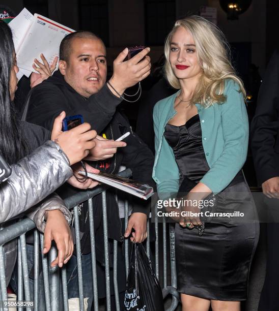 Actress Jemima Kirke arriving to the screening of 'Untogether' during the 2018 Tribeca Film Festival at SVA Theatre on April 23, 2018 in New York...