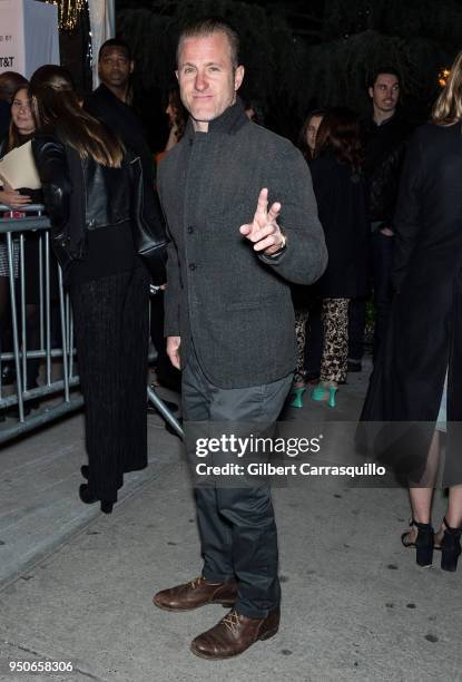 Actor Scott Caan arriving to the screening of 'Untogether' during the 2018 Tribeca Film Festival at SVA Theatre on April 23, 2018 in New York City.