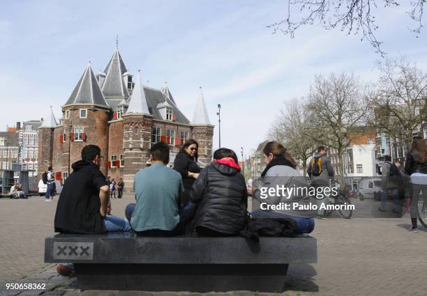 newmarket district of amsterdam,netherlands - amsterdam cafe stock pictures, royalty-free photos & images