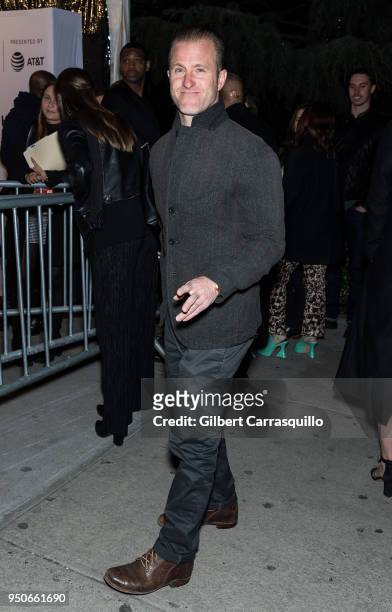 Actor Scott Caan arriving to the screening of 'Untogether' during the 2018 Tribeca Film Festival at SVA Theatre on April 23, 2018 in New York City.
