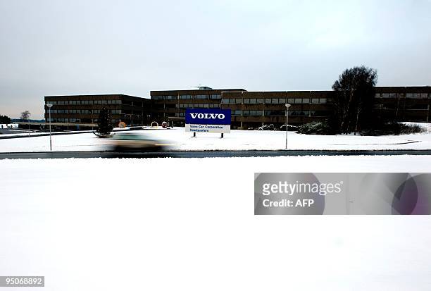 View of the headquarters of Swedish car manufacturer Volvo is pictured in Gothenburg, southwestern Sweden, on December 23, 2009. US auto giant Ford...