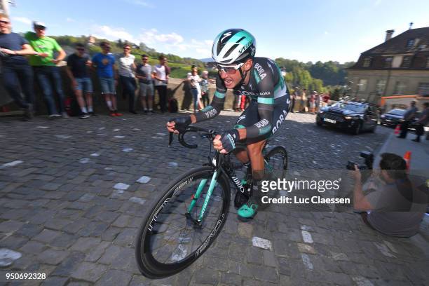 Pawel Poljanski of Poland and Team Bora-Hansgrohe / during the 72nd Tour de Romandie 2018, Prologue a 4km individual time trial stage from Fribourg...