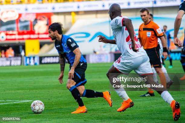 Bruges , Belgium / Club Brugge v Standard de Liege / Lior REFAELOV"n"nFootball Jupiler Pro League 2017 - 2018 Play-Off 1 Matchday 5 / "nPicture by...