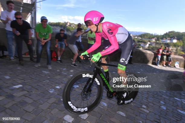 Pierre Rolland of France and Team EF Education First-Drapac p/b Cannondale / during the 72nd Tour de Romandie 2018, Prologue a 4km individual time...