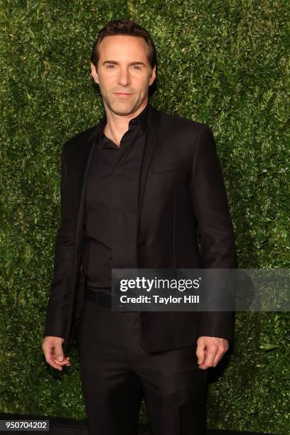 Alessandro Nivola attends the 13th Annual Tribeca Film Festival CHANEL Dinner at Balthazar on April 23, 2018 in New York City.