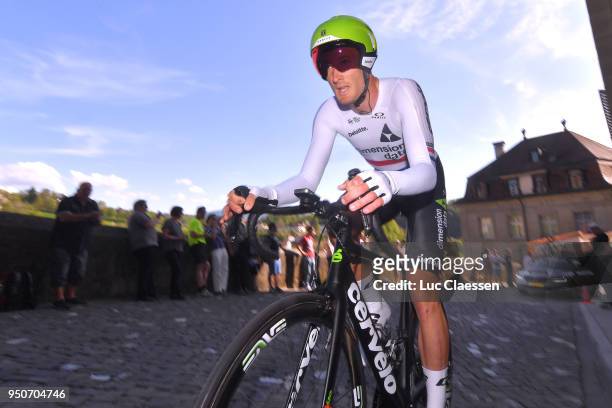 Stephen Cummings of Great Britain and Team Dimension Data / during the 72nd Tour de Romandie 2018, Prologue a 4km individual time trial stage from...