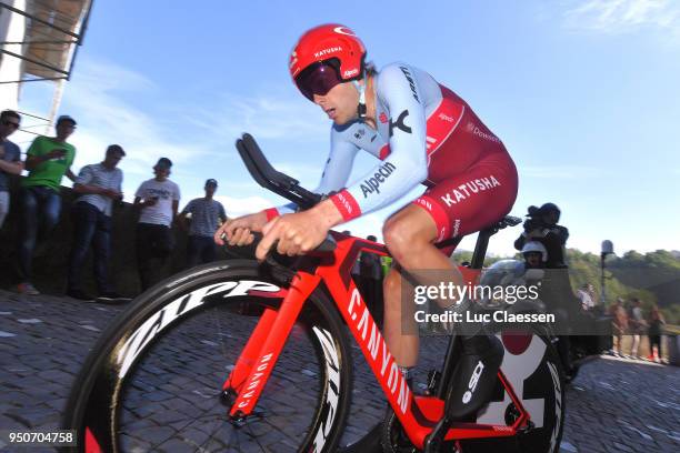 Alex Dowsett of Great Britain and Team Katusha-Alpecin / during the 72nd Tour de Romandie 2018, Prologue a 4km individual time trial stage from...