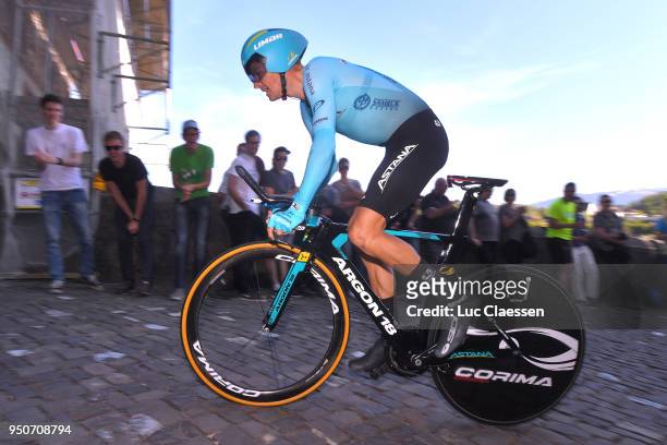 Jakob Fuglsang of Denmark and Astana Pro Team / during the 72nd Tour de Romandie 2018, Prologue a 4km individual time trial stage from Fribourg to...