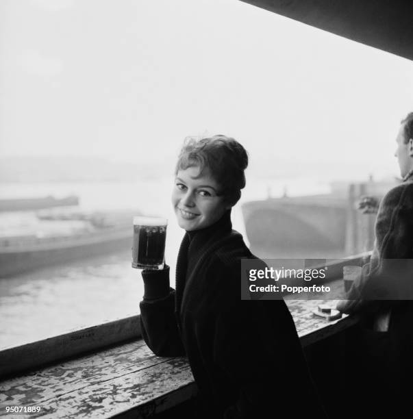 French actress Brigitte Bardot, 1955.