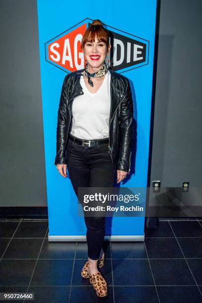 Molly Ringwald attends the SAG Indie Cast Party - 2018 Tribeca Film Festival at Lucky Strike on April 23, 2018 in New York City.