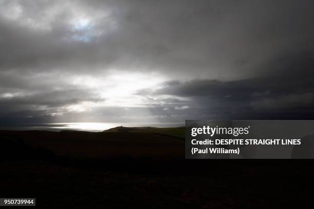 belle tout lighthouse, from beachy head in eastbourne - meadow williams stock pictures, royalty-free photos & images