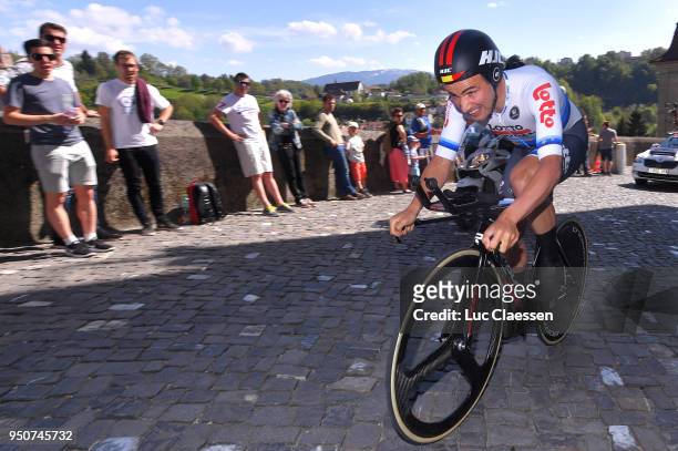 Victor Campenaerts of Belgium and Team Lotto Soudal / during the 72nd Tour de Romandie 2018, Prologue a 4km individual time trial stage from Fribourg...