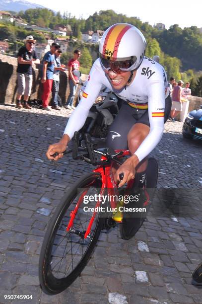 Jonathan Castroviejo Nicolas of Spain and Team Sky / during the 72nd Tour de Romandie 2018, Prologue a 4km individual time trial stage from Fribourg...