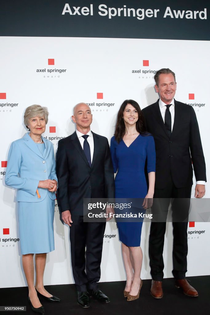 Jeff Bezos Awarded With Axel Springer Award In Berlin