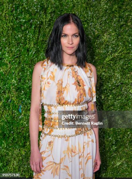 Leigh Lezark attends the 13th Annual Chanel Tribeca Film Festival Artist Dinner at Balthazar on April 23, 2018 in New York City.