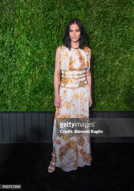 Leigh Lezark attends the 13th Annual Chanel Tribeca Film Festival Artist Dinner at Balthazar on April 23, 2018 in New York City.