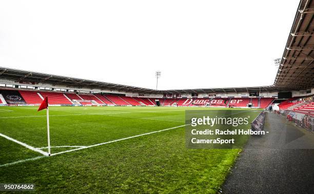 General Ground View at Doncaster Rovers during the Sky Bet League One match between Doncaster Rovers and Blackburn Rovers at Keepmoat Stadium on...