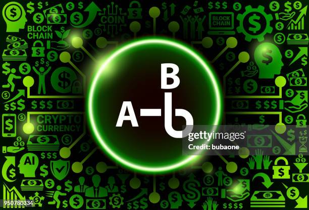 white square  from a to b directions icon on money and cryptocurrency background - printed circuit b stock illustrations