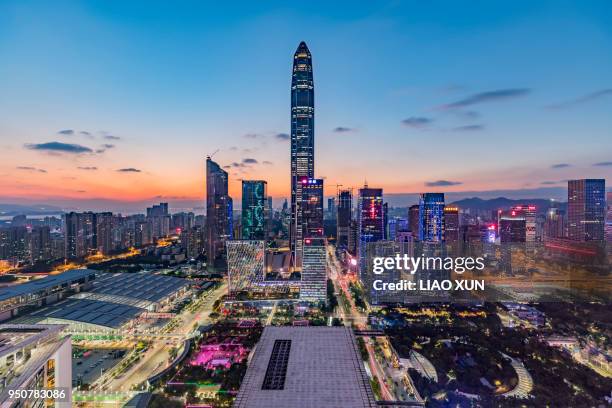 shenzhen skyline - shenzhen 個照片及圖片檔