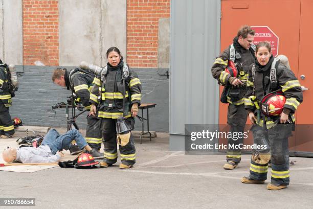 Stronger Together" - Andy, Jack and 18 other candidates take the captaincy drill test, gunning for one spot as captain of Station 19. Meanwhile,...