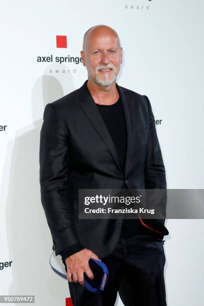 Rainer Schaller attends the Axel Springer Award 2018 on April 24, 2018 in Berlin, Germany. Under the motto "An Evening for" Jeff Bezos receives the...