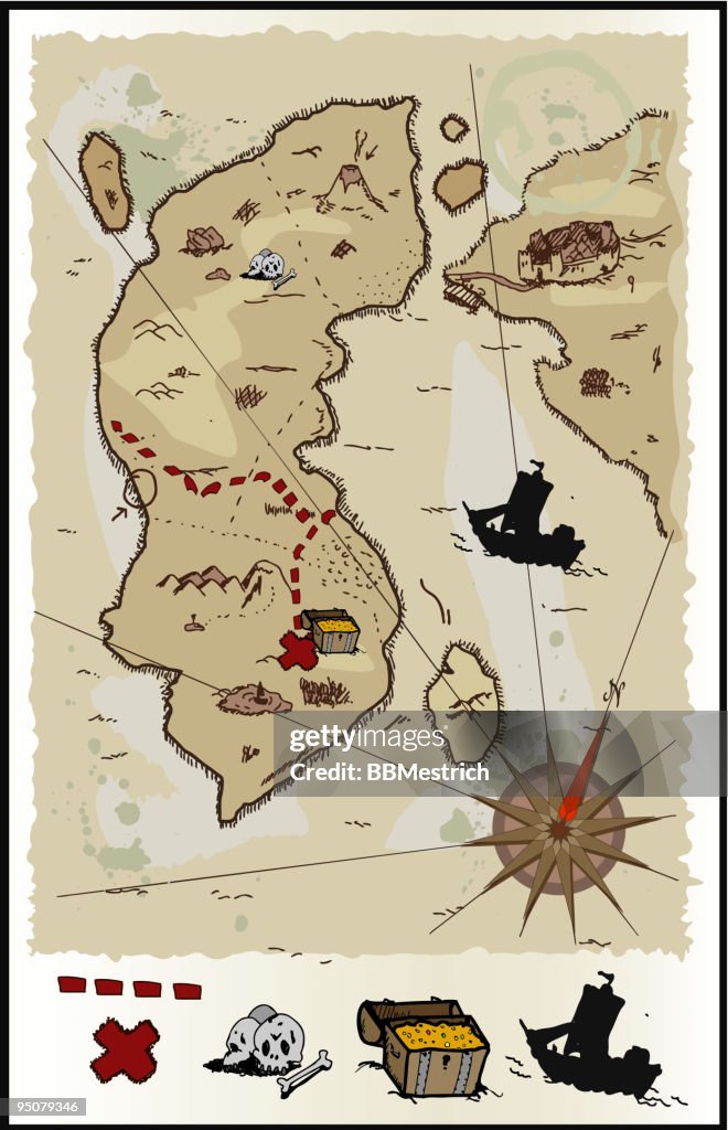 Map of the treasure