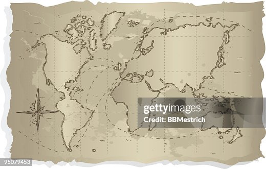 Old world map Old world map