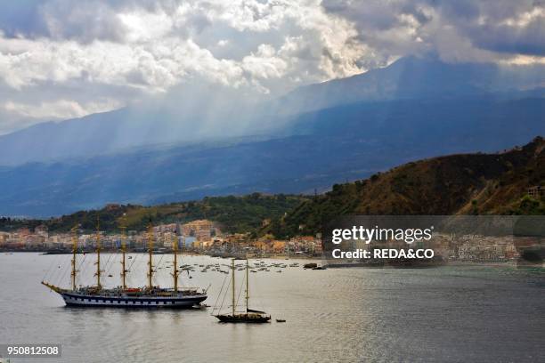 Baia Giardini di Naxos, Messina, Sicily, Italy, Europe.