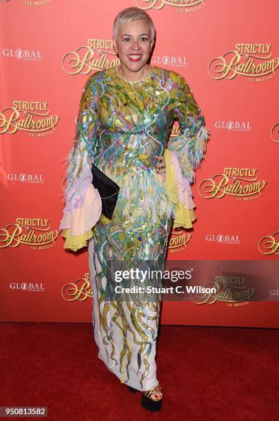 Catherine Martin attends the Strictly Ballroom press night at Piccadilly Theatre on April 24, 2018 in London, England.
