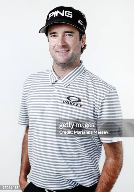 Bubba Watson poses for a portrait ahead of the Zurich Classic at TPC Louisiana on April 24, 2018 in Avondale, Louisiana.