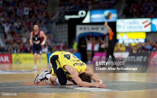 Jan Vesely, #24 of Fenerbahce Dogus Istanbul during the Turkish Airlines Euroleague Play Offs Game 3 between Kirolbet Baskonia Vitoria Gasteiz v...