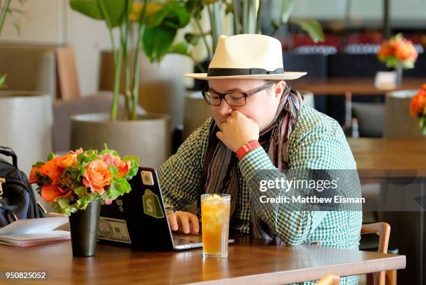 Guest attends the Bulleit at Tribeca Film Festival lunch at Spring Studios on April 24, 2018 in New York City.