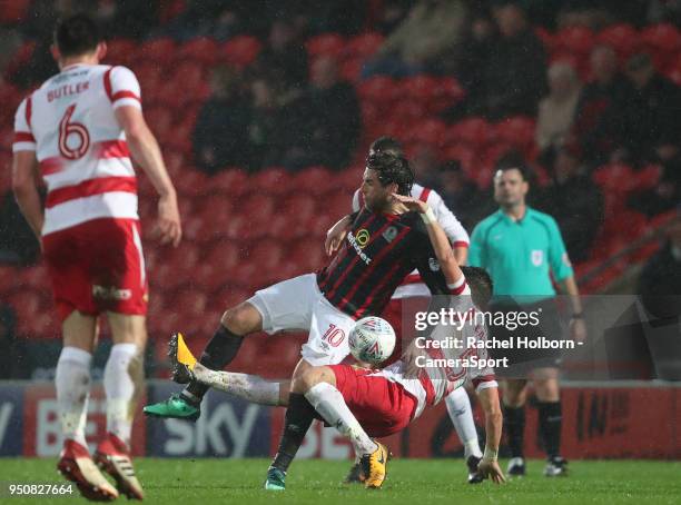 Blackburn Rovers' Danny Graham during the Sky Bet League One match between Doncaster Rovers and Blackburn Rovers at Keepmoat Stadium on April 24,...